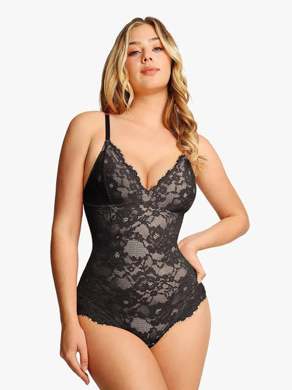🌸 Lace Smooth Firm Control Bodysuit – Confidence, Sculpted