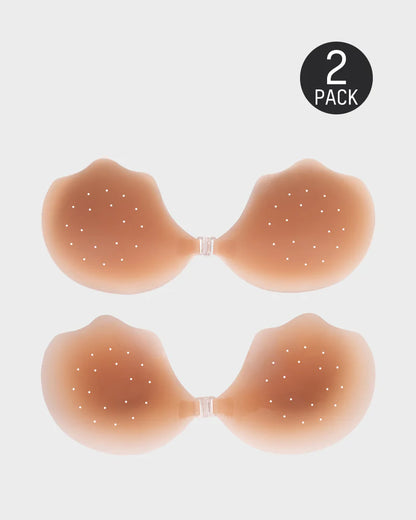 Breathable Silicone Self-Adhesive Invisible Bra (2 Pack)
