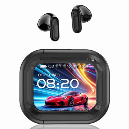 🎧 True Wireless Gaming Earbuds with LCD Display & AI Real-Time Translation