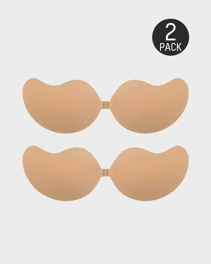 Mango Shaped Breathable Self-Adhesive Invisible Bra (2 Pairs)