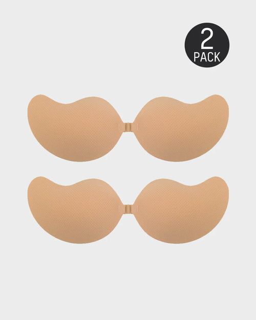 Mango Shaped Breathable Self-Adhesive Invisible Bra (2 Pairs)