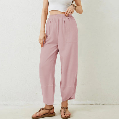 Womens Baggy Wide Leg Pants with Large Pockets