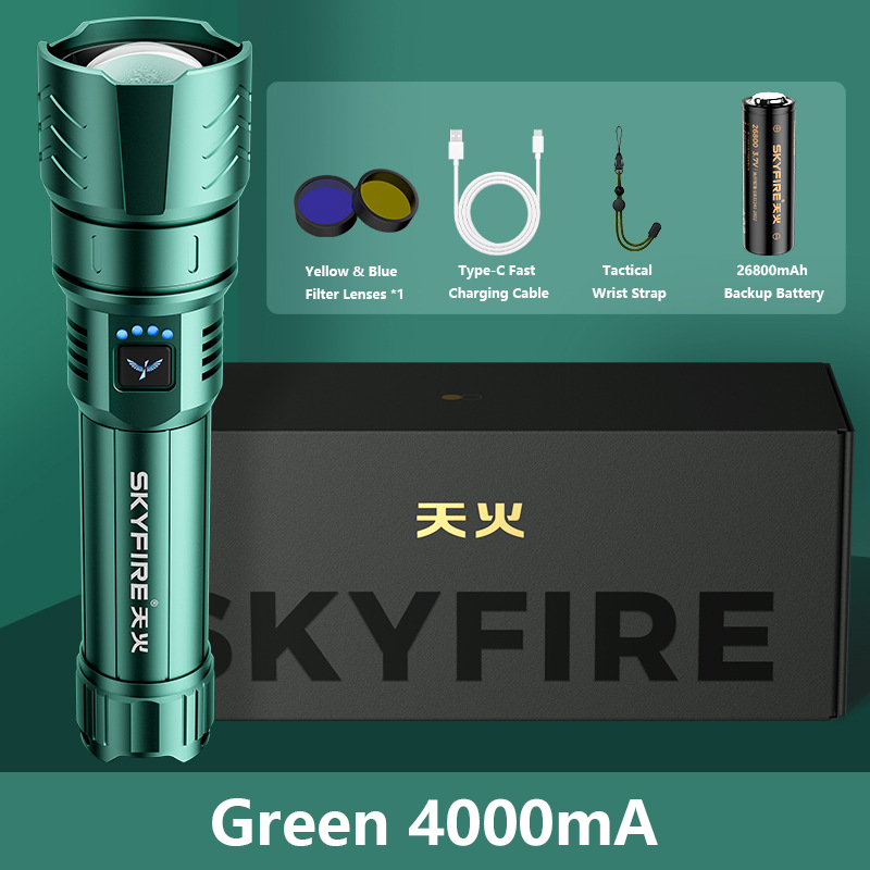 SKYFIRE LED Flashlight – Power Meets Precision