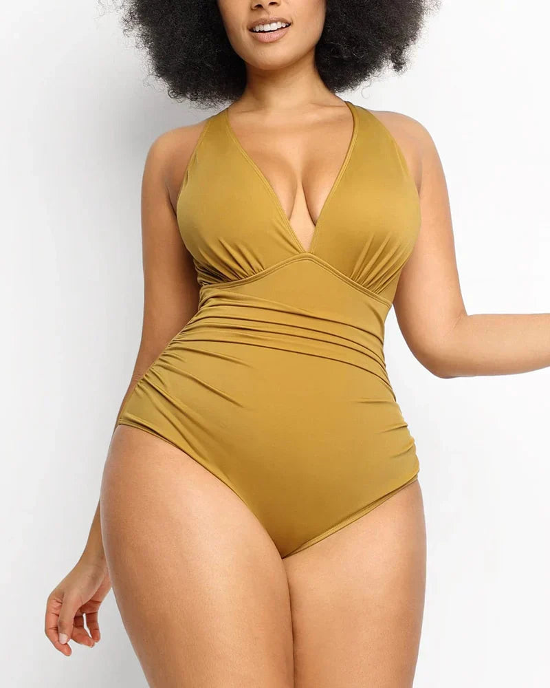 SMART SCULPT PLUNGE SWIMSUIT FLATTER YOUR FIGURE