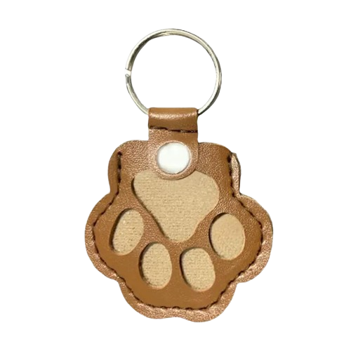 🐾 Always With You – Pet Paw Keepsake Keychain