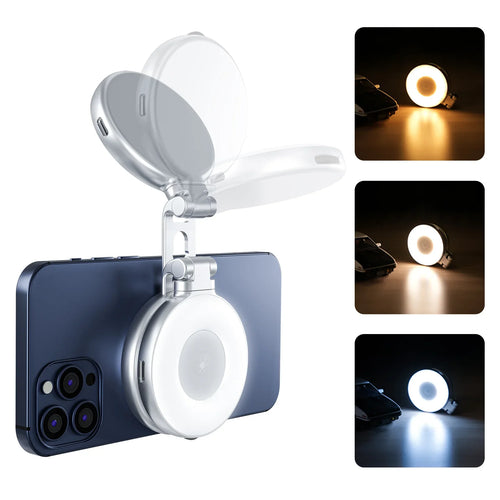 3-in-1 Magnetic Beauty Selfie Light for Phones