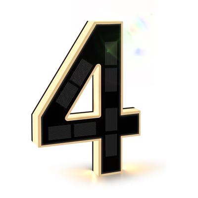 9 Inch Solar Lighted House Numbers for Outside