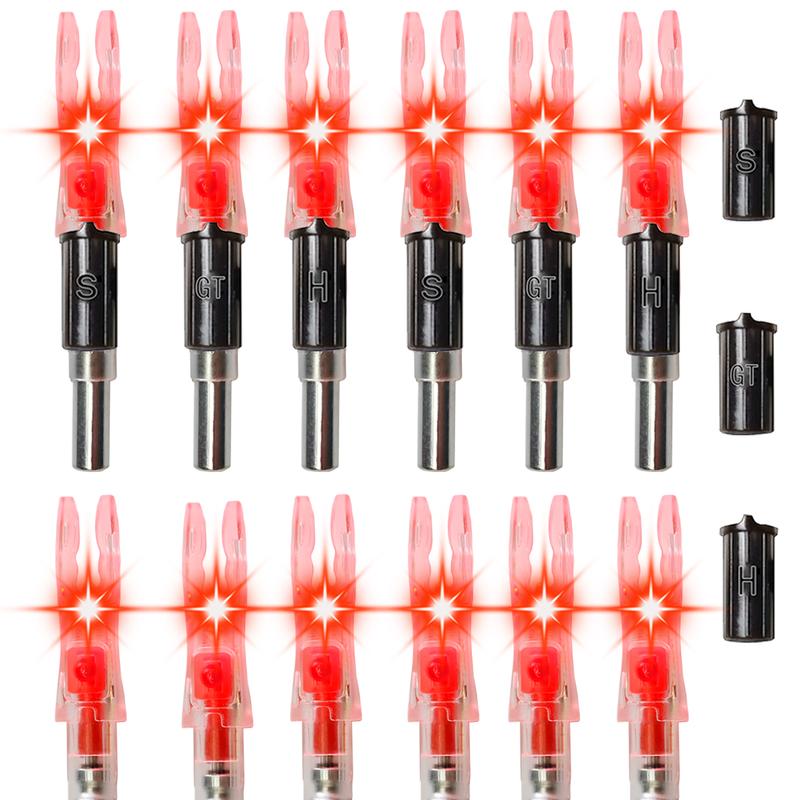 12pcs X Lighted Nocks for Arrows