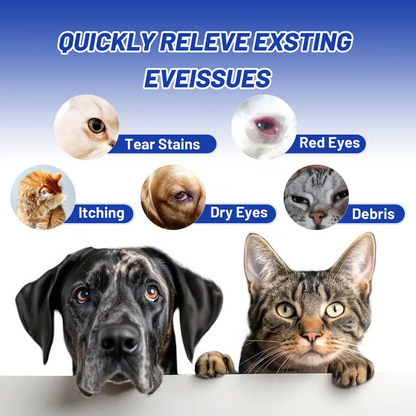 🐾Vet-Approved Eye Drops for Dogs & Cats – Relieve Irritation, Discharge & Allergies!