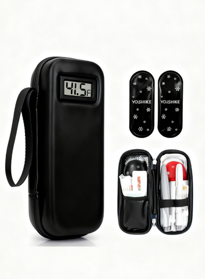 Insulin Cooler Travel Case with Temperature Display