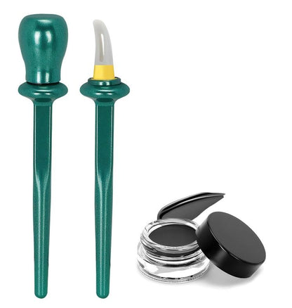 Waterproof Eyeliner Applicator Kit – Reusable Silicone Guide with Eyeliner Cream