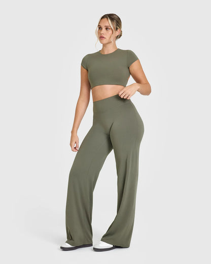 Women's High Waisted Flare Yoga Pants