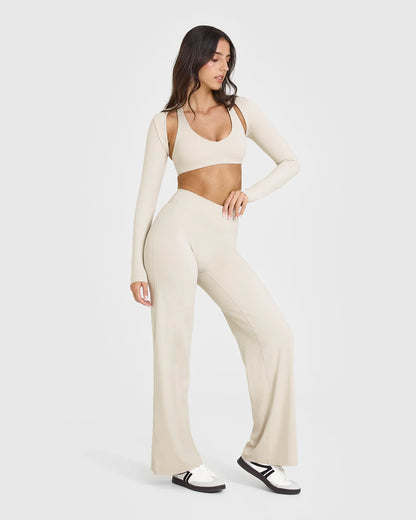 Women's High Waisted Flare Yoga Pants