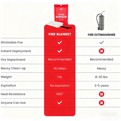 The InMivo™ Emergency Fire Blanket (2 PCS)