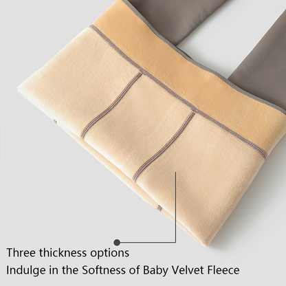 Flawless Legs Fake Translucent Warm Plush Lined Elastic Tights