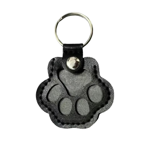 🐾 Always With You – Pet Paw Keepsake Keychain