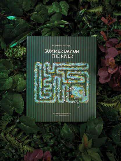 Edge Piece Puzzle Game，Unique River - Themed Puzzle