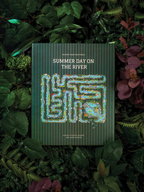 Edge Piece Puzzle Game，Unique River - Themed Puzzle