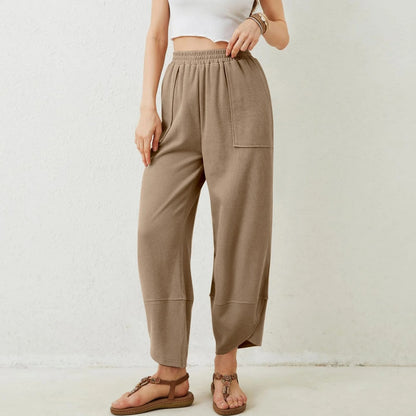 Womens Baggy Wide Leg Pants with Large Pockets