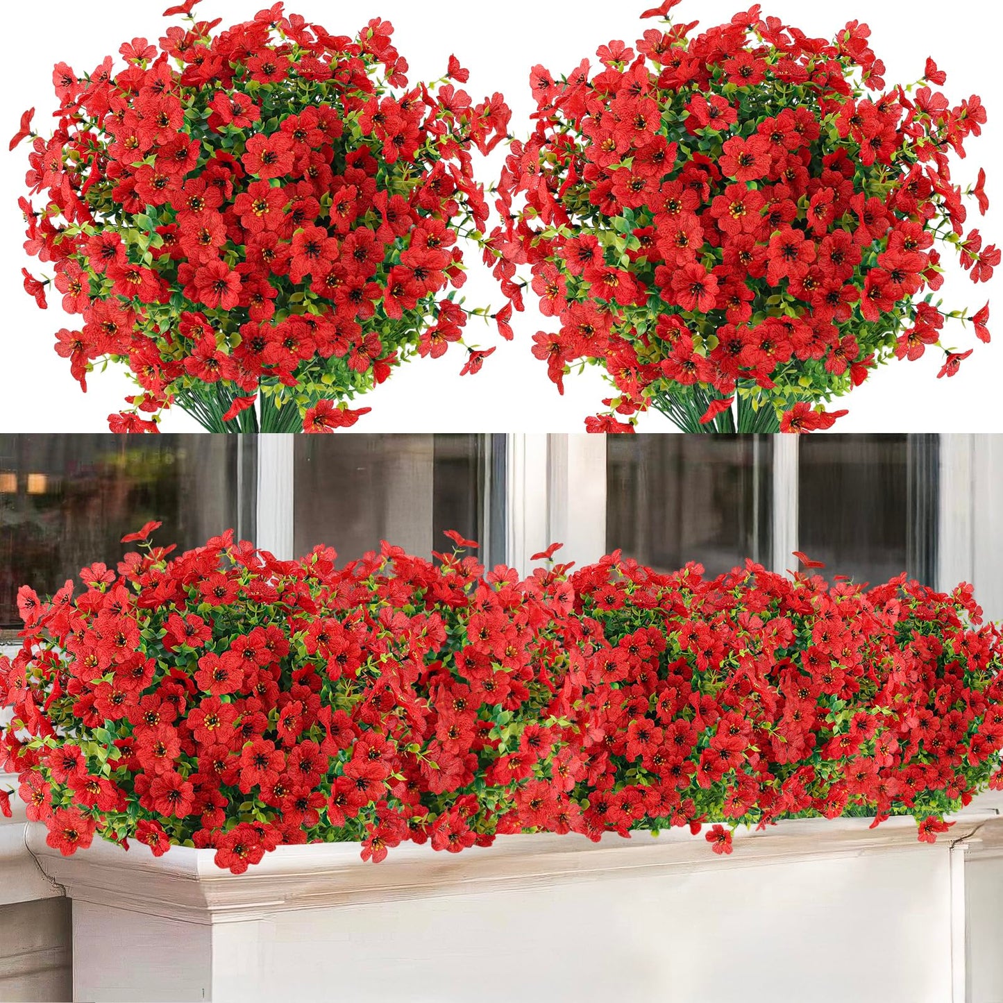 🌼 Artificial Flowers for Outdoor Decoration