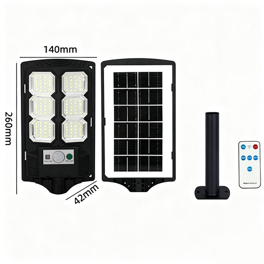 🌞 Solar Powered Street Light – Brightness That Fits Your Needs