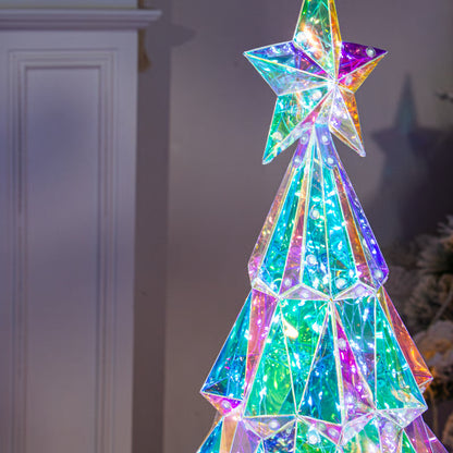 Prismatic Iridescent Christmas Tree