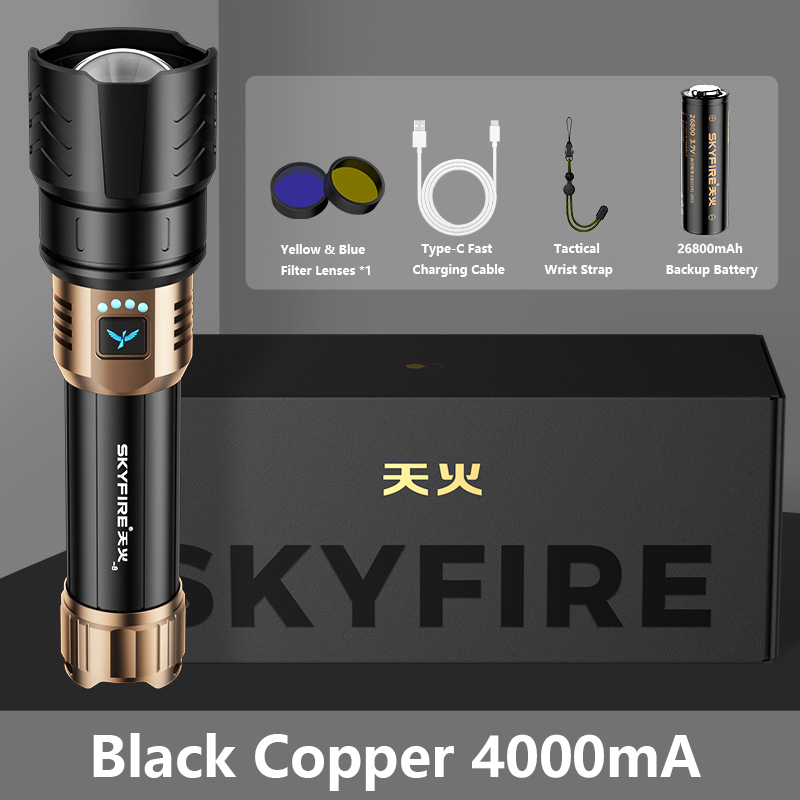 SKYFIRE LED Flashlight – Power Meets Precision