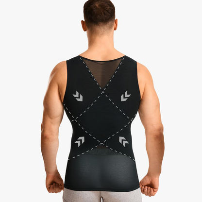 Men's Mesh Breathable Compression Shapewear Vest