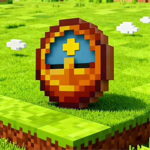 24 hour Pixel day/night clock - Hangable & Tabletop Decor