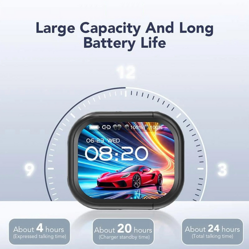 🎧 True Wireless Gaming Earbuds with LCD Display & AI Real-Time Translation