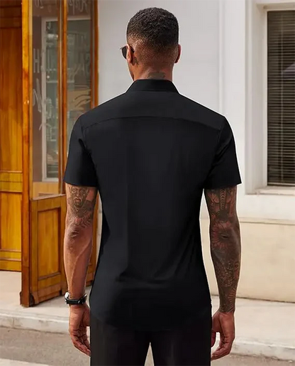 Stretch Dress Shirts for Men Short Sleeve