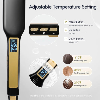 1.75" Hair Straightener – Salon-Sleek Hair in Minutes!