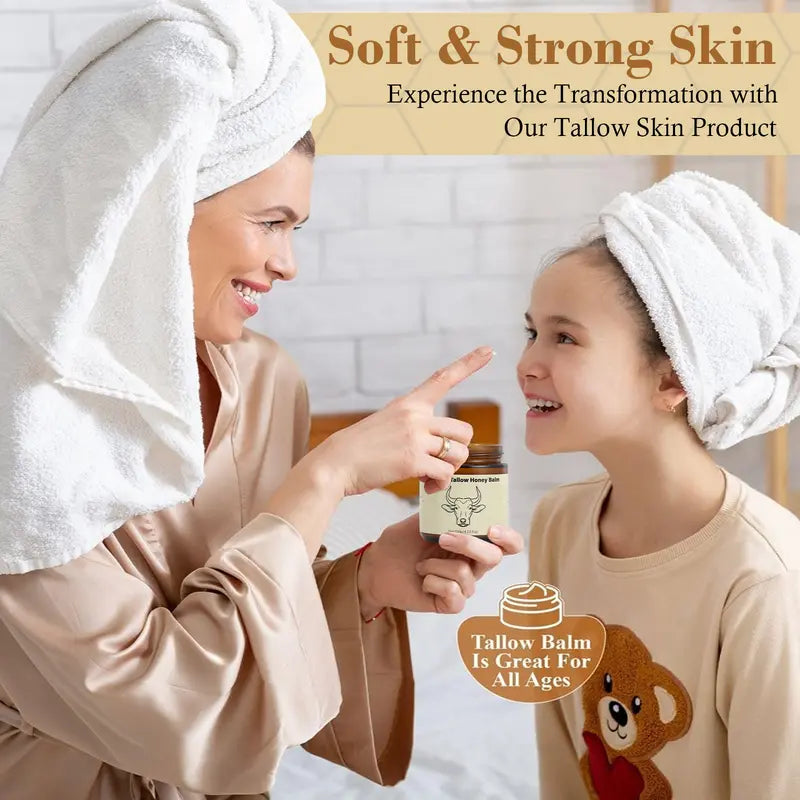 Whipped Grass-Fed Beef Tallow Honey Balm