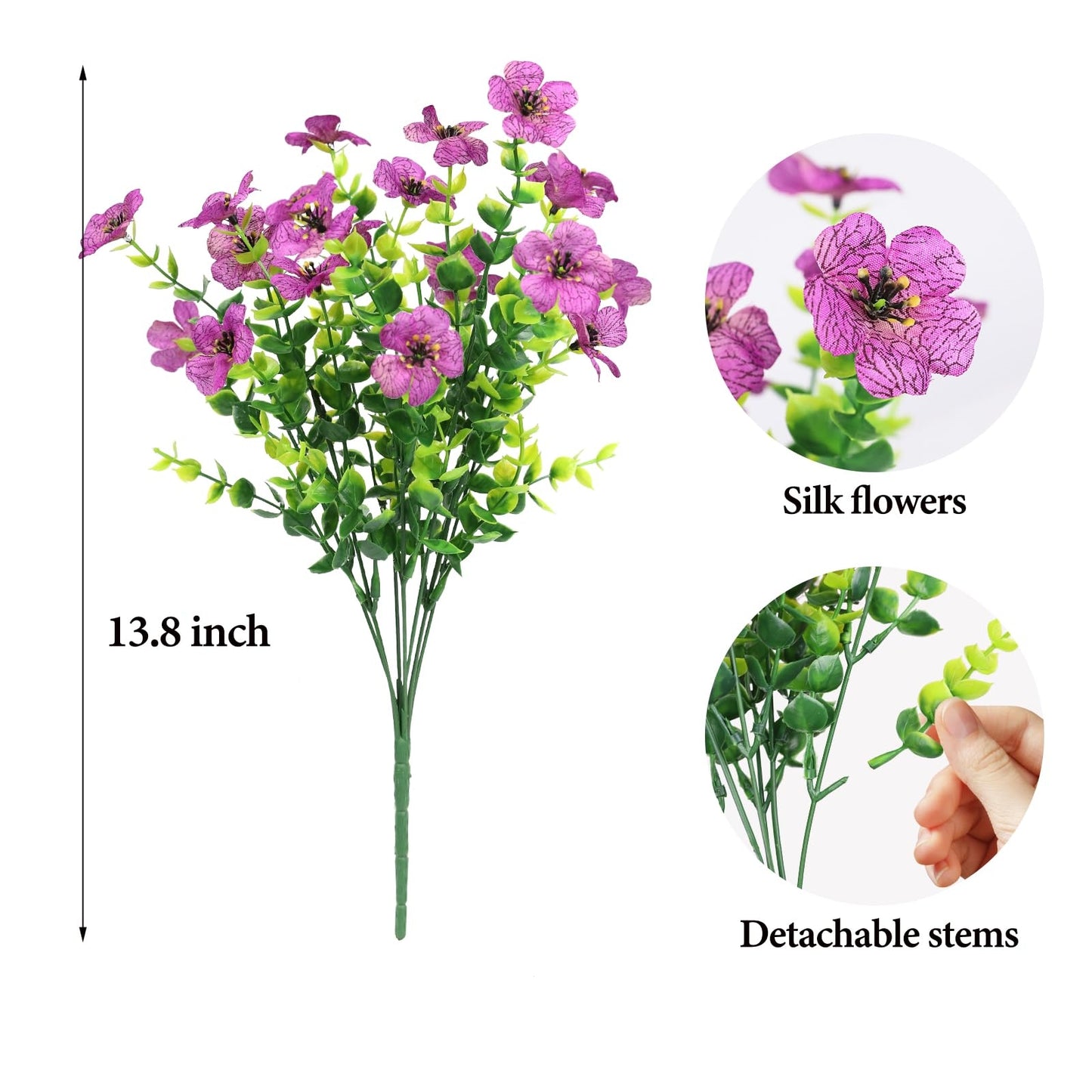 🌼 Artificial Flowers for Outdoor Decoration