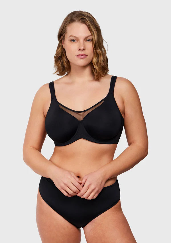 Smoothing Unlined Minimizer Underwire Bra