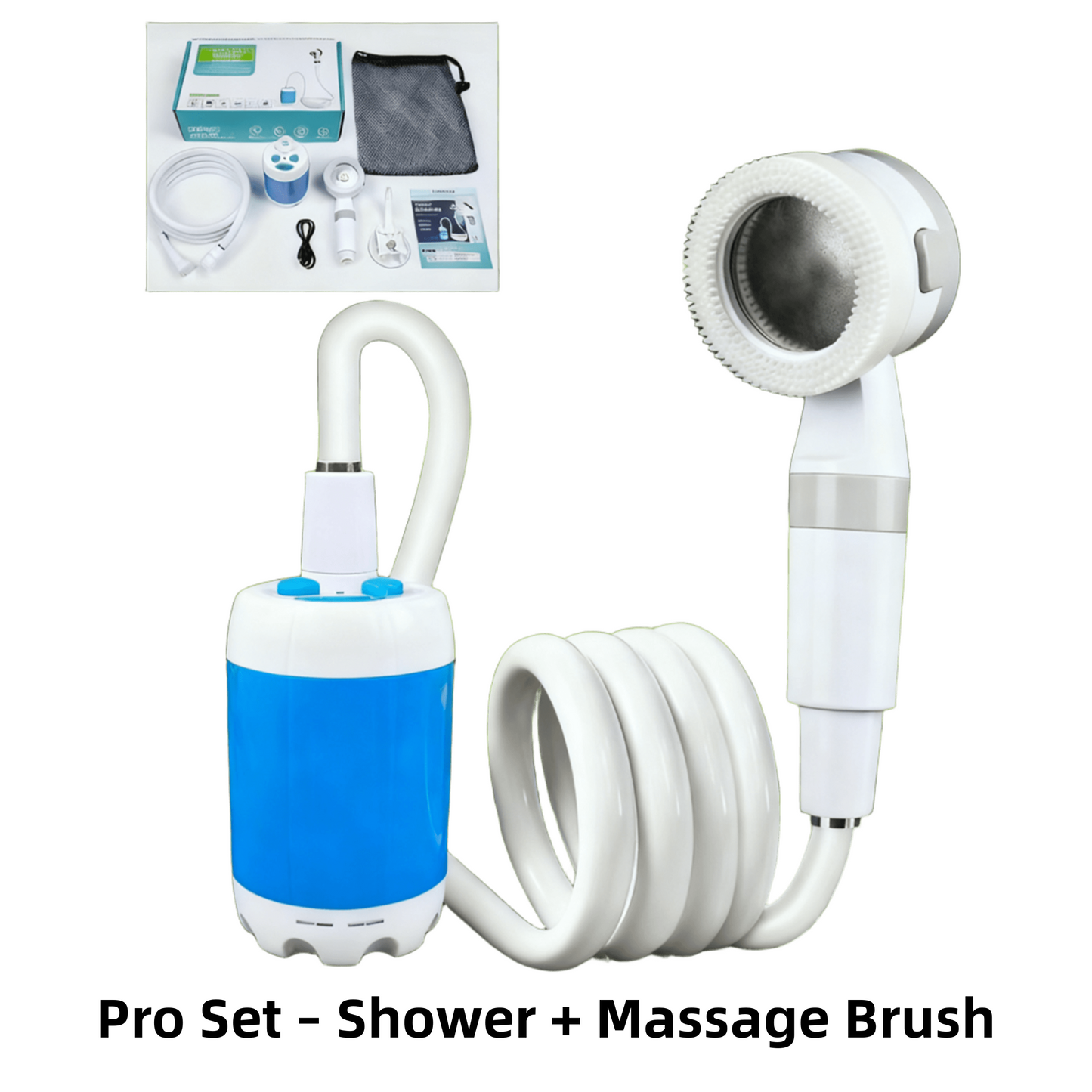 Portable Camping Shower Pump – Rechargeable Outdoor Shower Anywhere