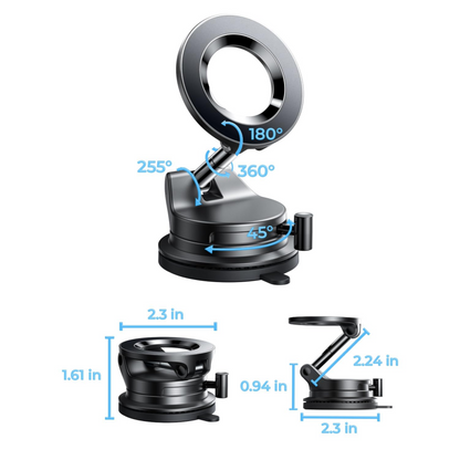 📱 LISEN iPhone 17 Vacuum MagSafe Car Mount