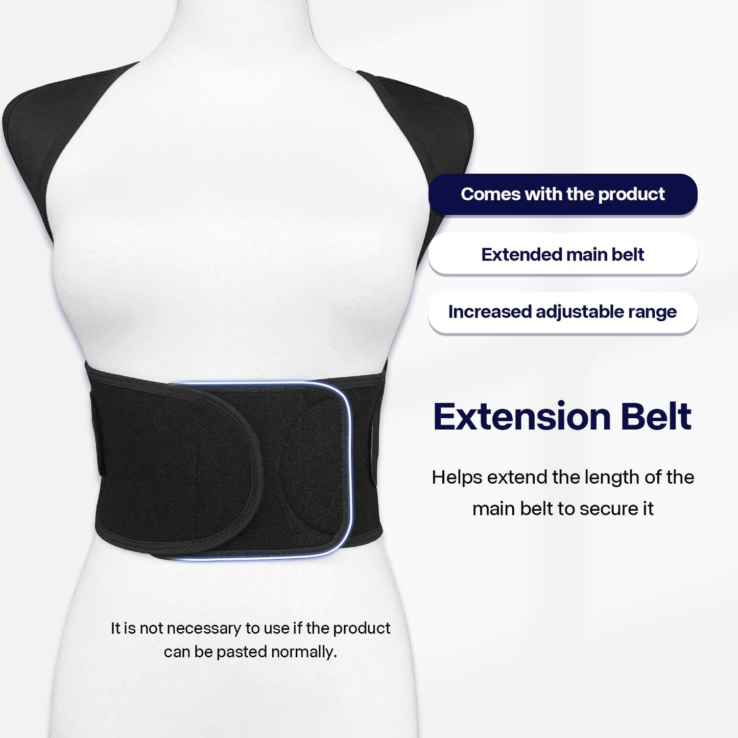 Adjustable Ergonomic Posture Corrector – All-Day Support