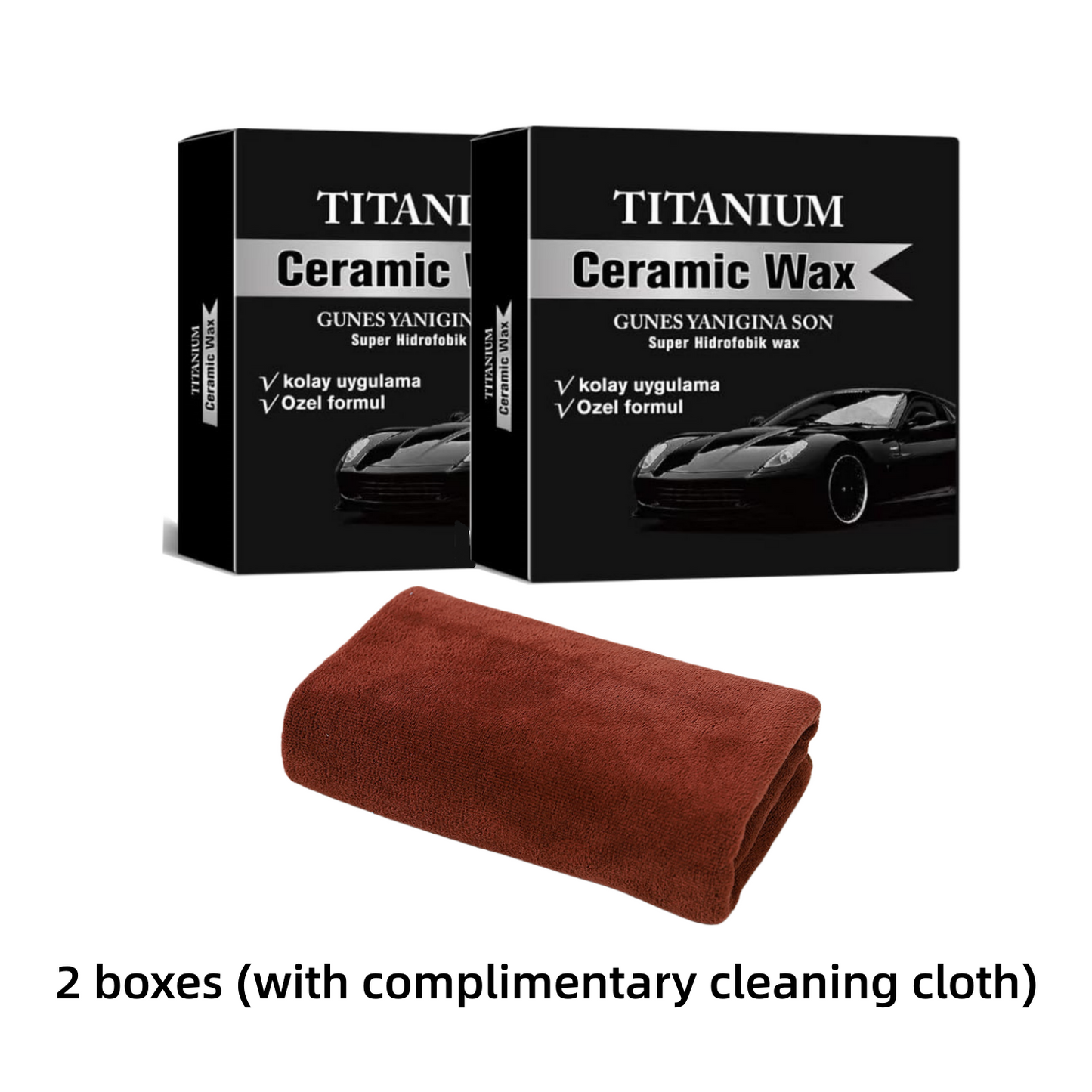 💥Ceramic Wax & Coating — High Gloss Protection & Scratch Renewal