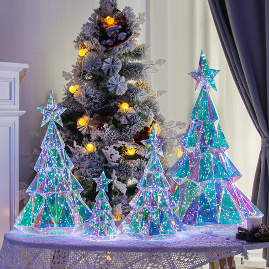 Prismatic Iridescent Christmas Tree