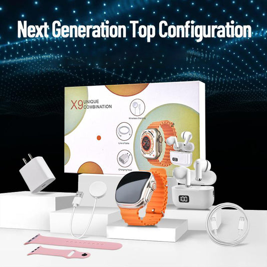 6-in-1 Smar twatch Kit Smart Watches for iPhone