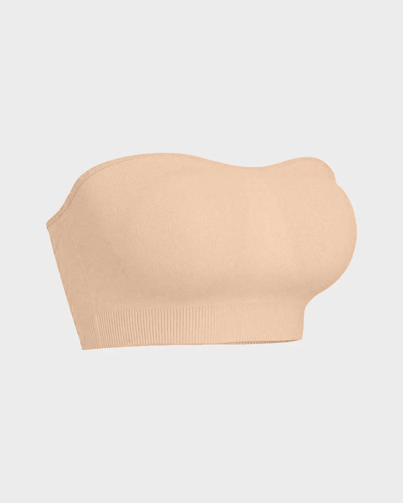 Non-Slip Bandeau Seamless Wireless Strapless Bra