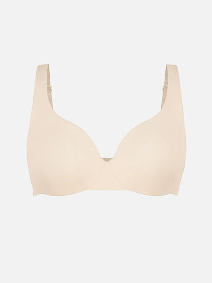 Adjustable Deep V-Neck Underwire Bra