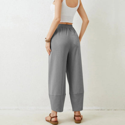 Womens Baggy Wide Leg Pants with Large Pockets