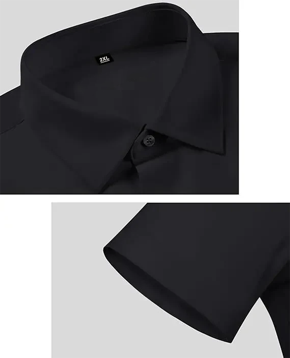 Stretch Dress Shirts for Men Short Sleeve