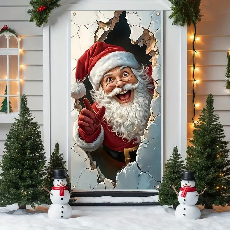 Santa Claus Door Frame Banner