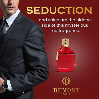 🎁Dumont Nitro Red For Men  Parfum Spray