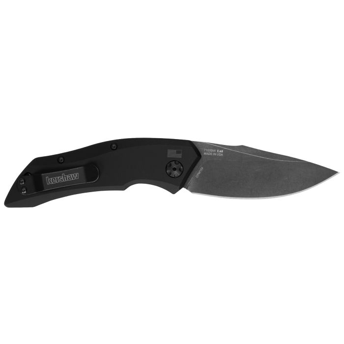 ⚔️KS Launch 1 7100BW Automatic - Black Aluminum Handle