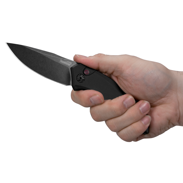 ⚔️KS Launch 1 7100BW Automatic - Black Aluminum Handle