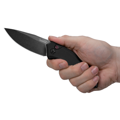 ⚔️KS Launch 1 7100BW Automatic - Black Aluminum Handle